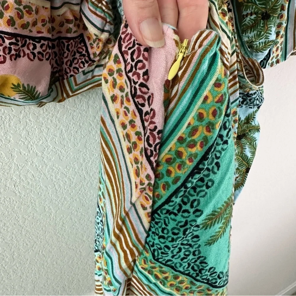 FARM RIO Tropical Jungle Cutout Mini Dress SZ XS - Picture 6 of 9